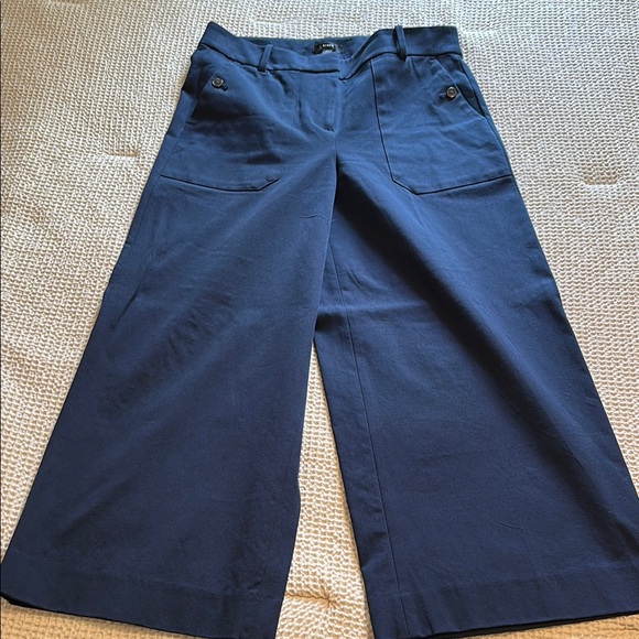 JCrew Sydney wide-leg pant in bi-stretch cotton blend - Picture 1 of 7